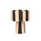 Black Striped Raffia Lamp –  Moroccan Natural TABLE LAMPSHADES
